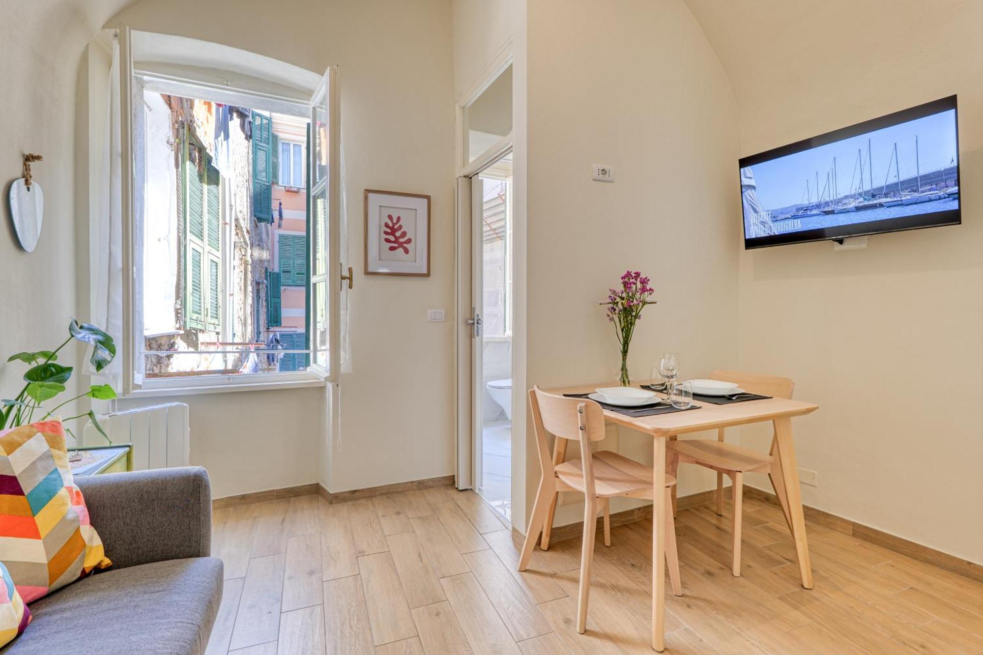 Casa Dritta Apartment บอร์ดิเกรา ภายนอก รูปภาพ