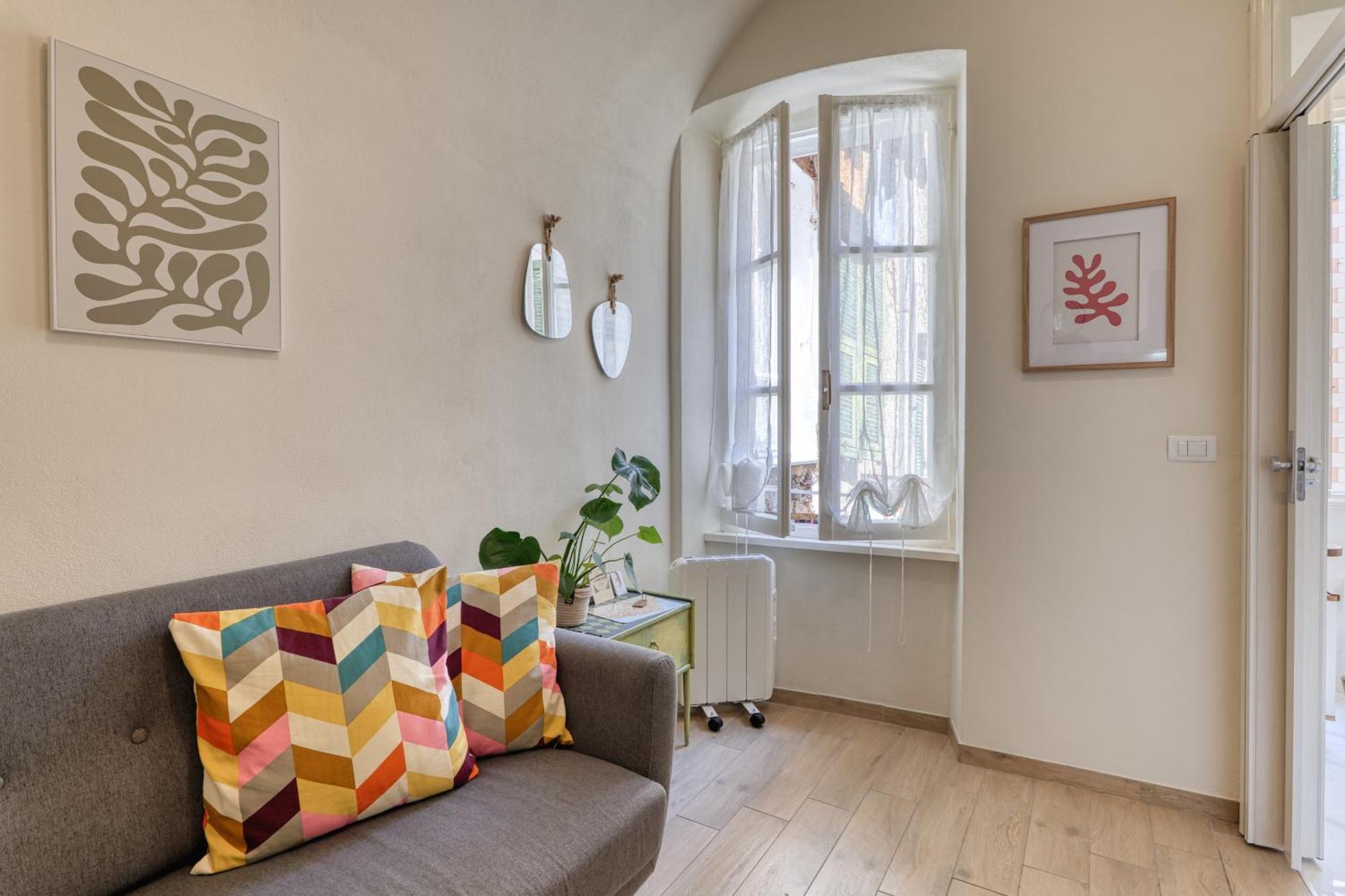 Casa Dritta Apartment บอร์ดิเกรา ภายนอก รูปภาพ